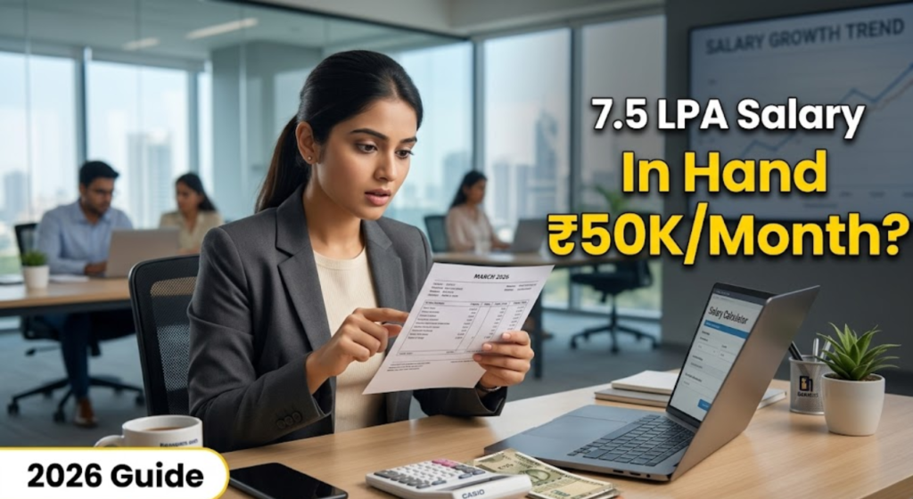 7.5 LPA In Hand Salary