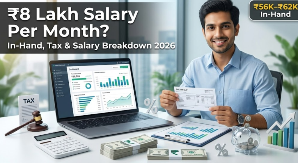 8 Lakh Per Annum in Month