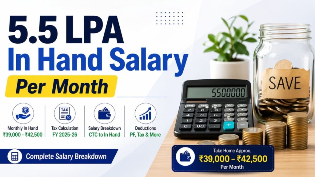 5.5 LPA In Hand Salary Per Month