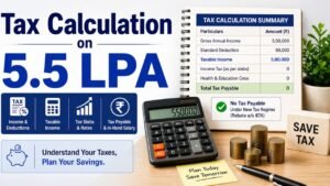 5.5 LPA In Hand Salary: Monthly Salary