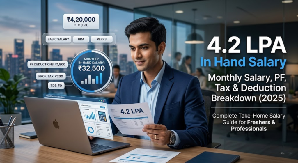 4.2 LPA In Hand Salary