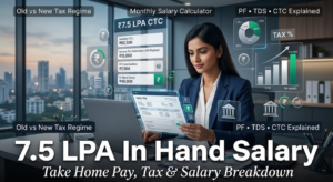 7.5 LPA In Hand Salary