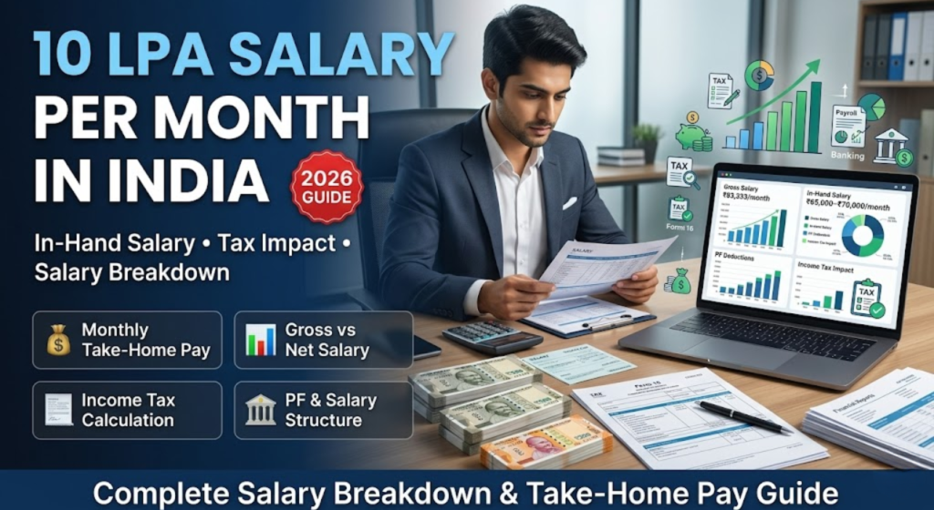 10 Lakh Per Annum in Month