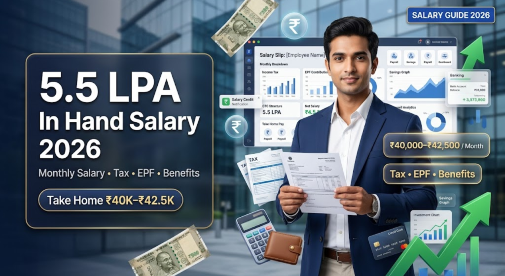 5.5 LPA In Hand Salary
