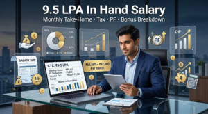 9.5 LPA In Hand Salary