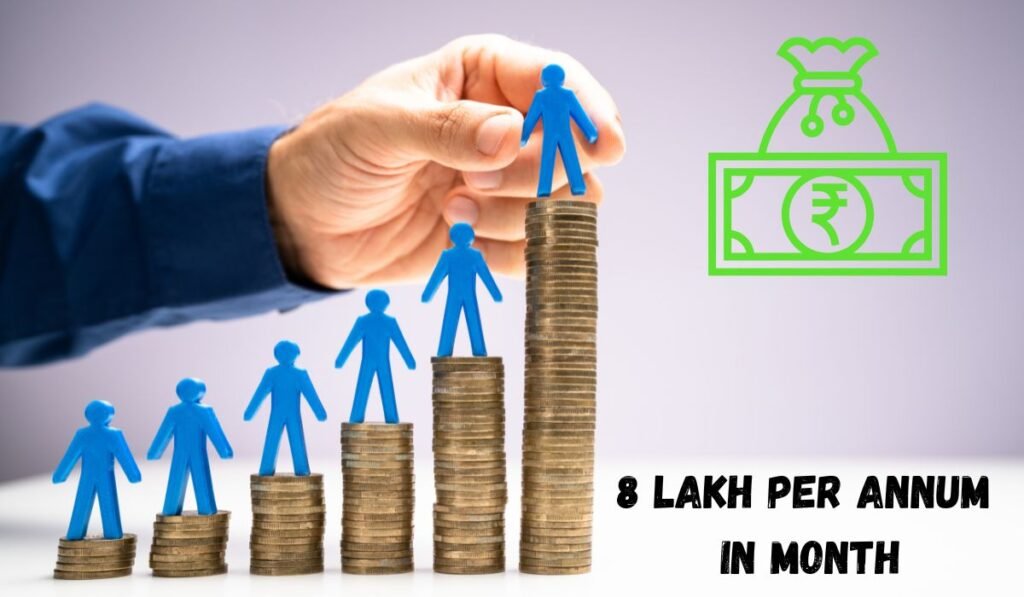 8 Lakh Per Annum in Month