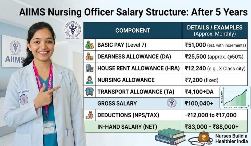 AIIMS Nursing Officer Salary 