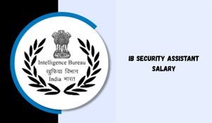 IB Security Assistant Salary