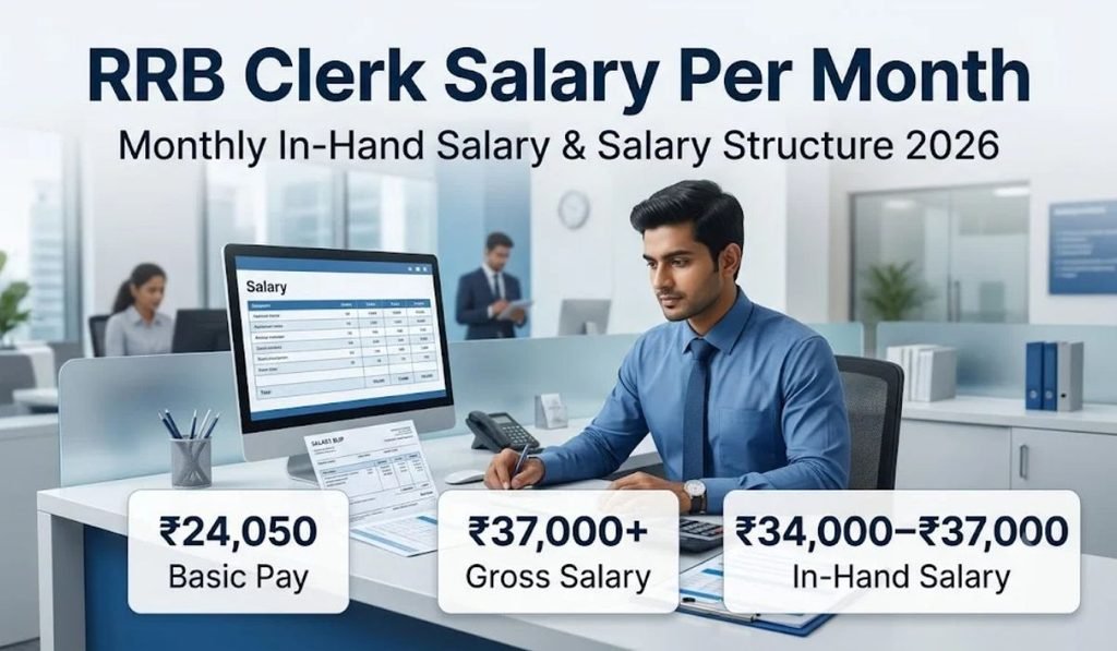 RRB Clerk Salary Per Month